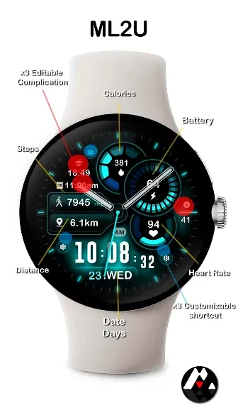 ML2U 213 Watch Face screenshot 18