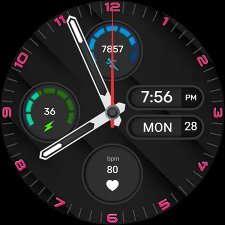 IA124 Classic Hybrid Watchface screenshot 13