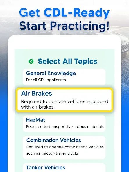CDL Prep Practice Test 2026 screenshot 10