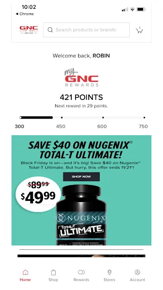 GNC screenshot 1