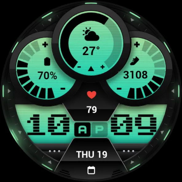 PRADO 84 Digital Watch Face screenshot 14
