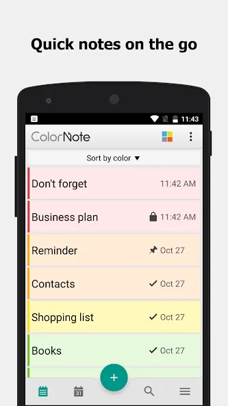 ColorNote Notepad Notes screenshot 1