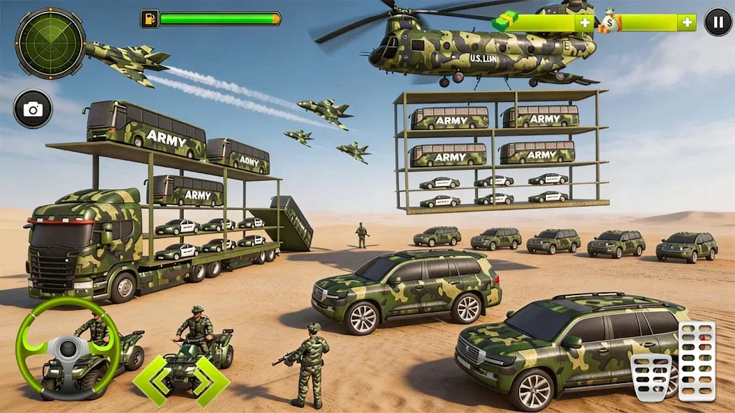 US Army Vehicle Transport Hero screenshot 3