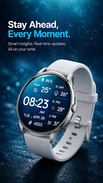 Minimal Weather Digital Watch screenshot 3