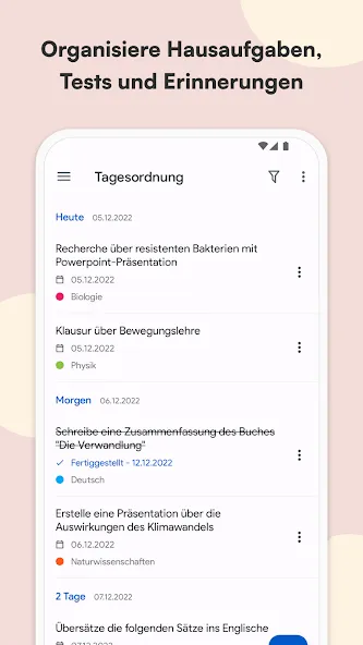 Schulplaner und Stundenplan screenshot 1