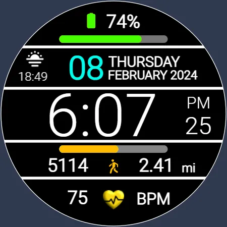 Iris509 Digital Watch Face screenshot 13