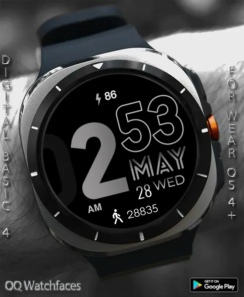 Digital Basic 4 Wear OS 5+ screenshot 6