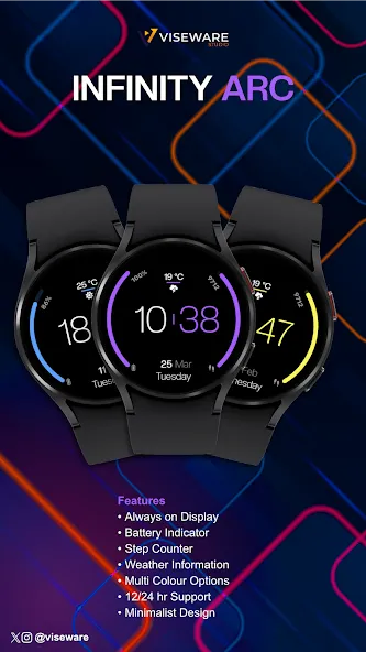 Infinity Arc - Watch Face screenshot 1