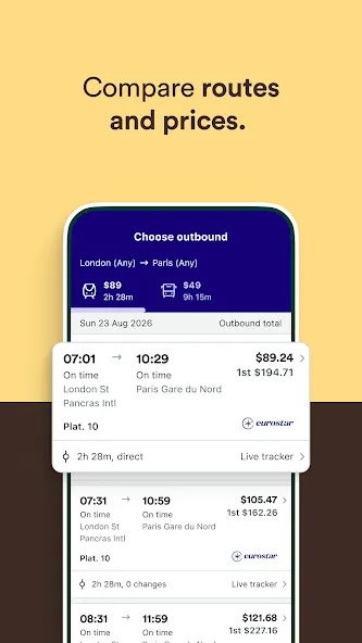 Trainline: Train travel Europe screenshot 4