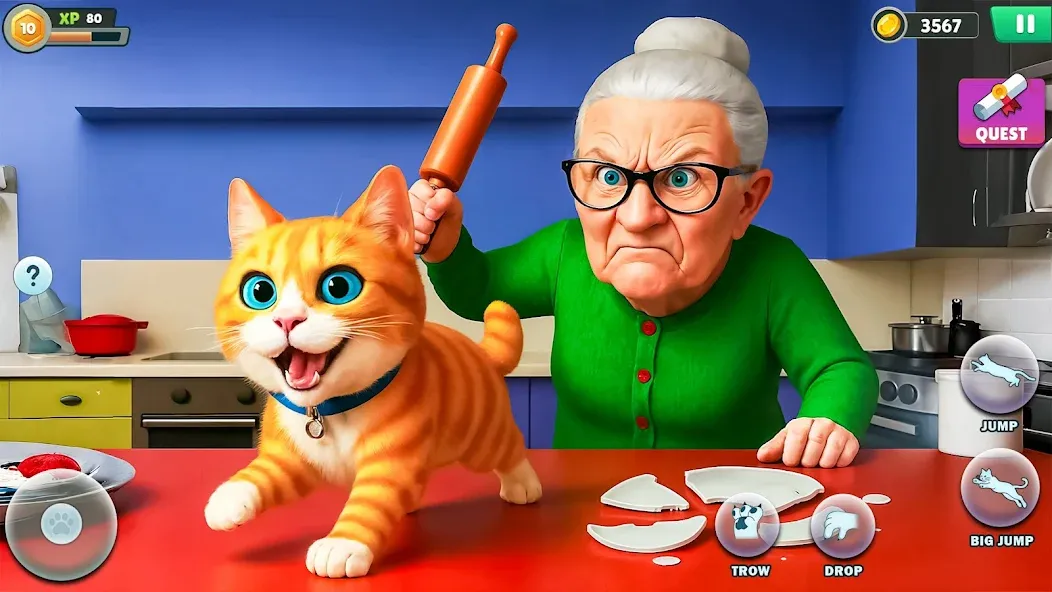 I Am Naughty Cat Simulator screenshot 1
