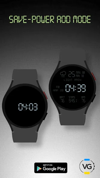 LCD Watch face screenshot 4