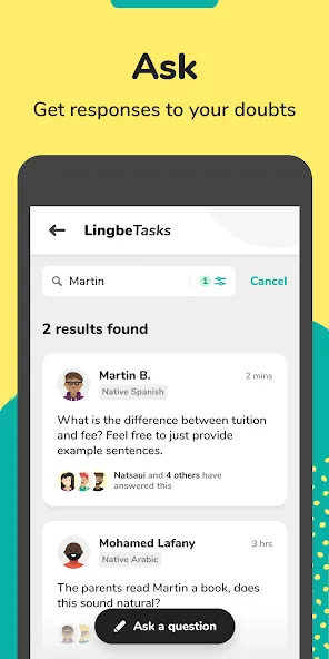 Lingbe: Practice languages screenshot 4