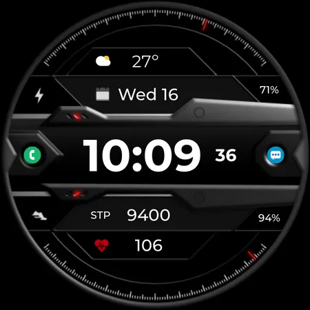 DADAM63: Digital Watch Face screenshot 17