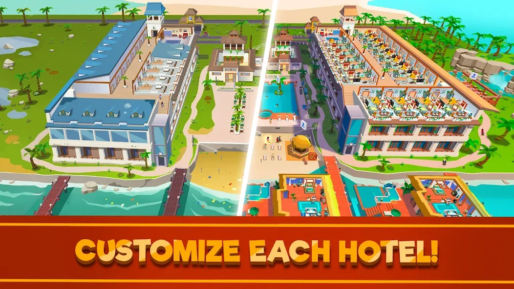 Hotel Empire Tycoon-Idle Game screenshot 2