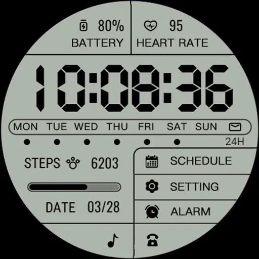 ZKin Watch Personalized LCD screenshot 45