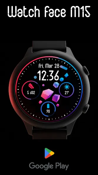 Watch face M15 screenshot 1