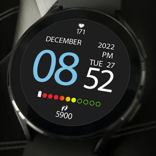 Digital Watch Face Key 009 screenshot 7