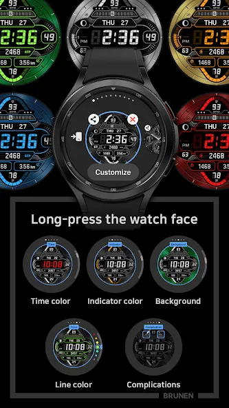 BRN002 : Watch Face screenshot 4