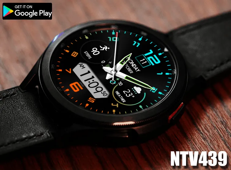 NTV439 - Hybrid watch face screenshot 6