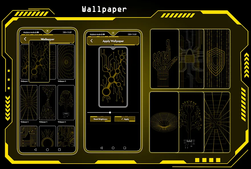 Hi-tech Circuit Launcher screenshot 6