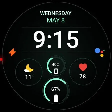 Night 61 - watch face screenshot 21
