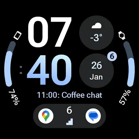 InfoBlock Watch Face screenshot 12