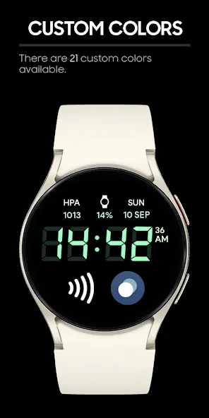 JHW Digital Bits 4: Watch face screenshot 3