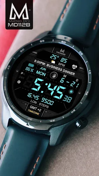 MD112B Digital watch face screenshot 3