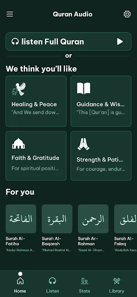 Quran Player Audio Offline screenshot 1