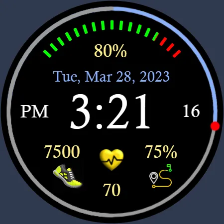 Iris4012 Digital Watch Face screenshot 6