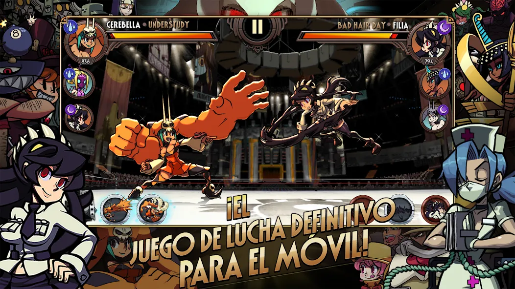 Skullgirls: RPG de Lucha screenshot 1