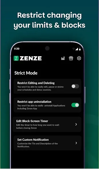 Zenze- Block Apps,Stay Focused screenshot 4
