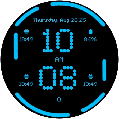 GRBL Nothing 2 Glyph Watchface screenshot 8