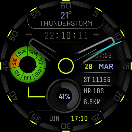 Watch Face WF181 screenshot 8