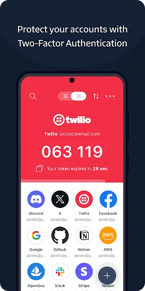 Twilio Authy Authenticator screenshot 1