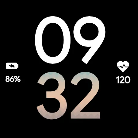 Modern Bold Digital WatchFace screenshot 21