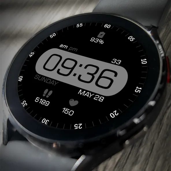 Key060 Digital Watch Face screenshot 1