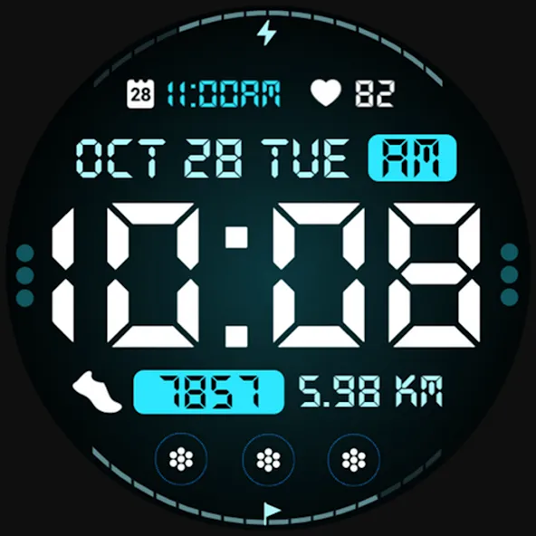 CH054 Digital watch face screenshot 44