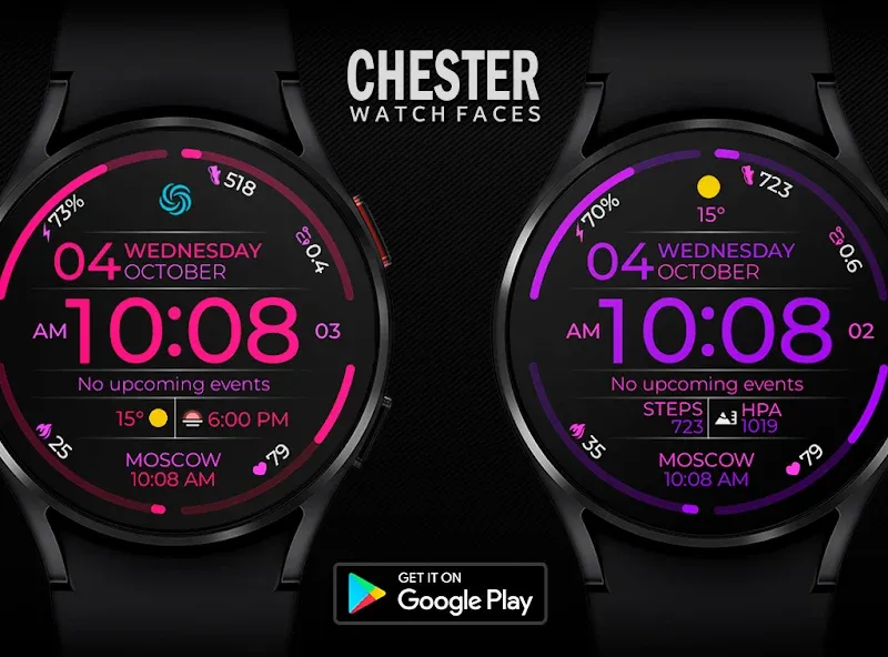Chester Infinity watch face screenshot 3