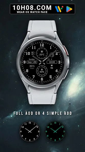 Watch face 10h08.com #76 screenshot 6