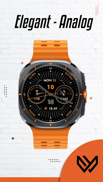 Elegant - Analog I watch face screenshot 1