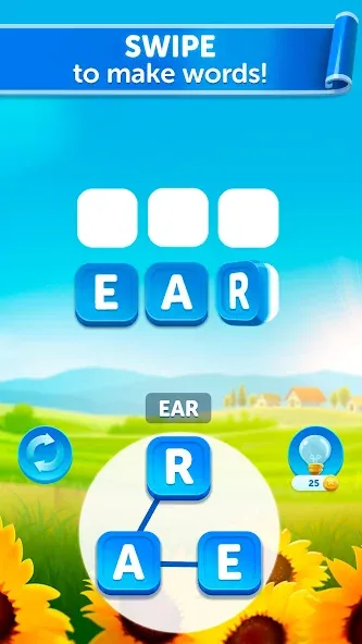 Bouquet of Words: Word Game screenshot 1