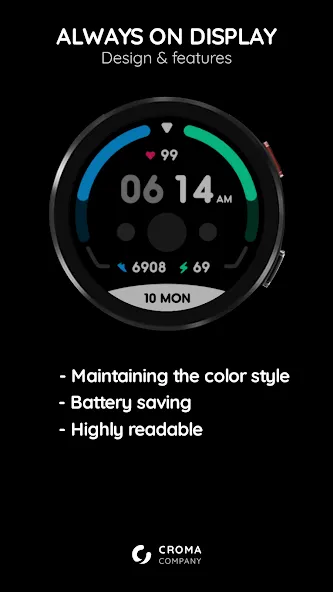 Milestone Watch Face Wear OS screenshot 4