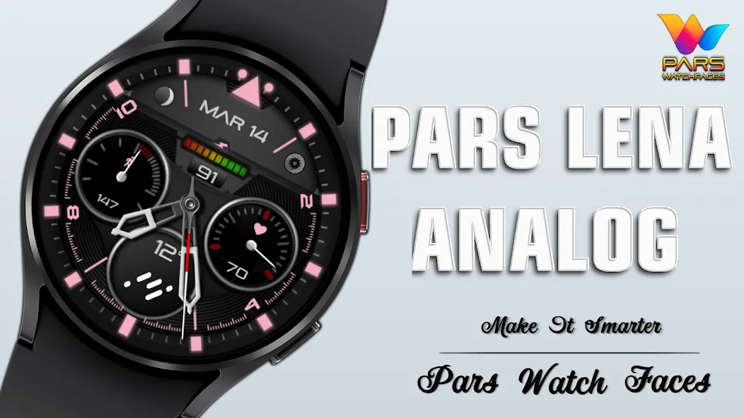 Pars Lena Analog Watch Face screenshot 6