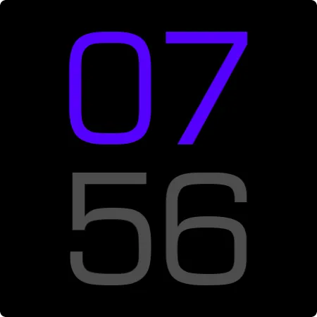 Key077 Futuristic Watch Face screenshot 30