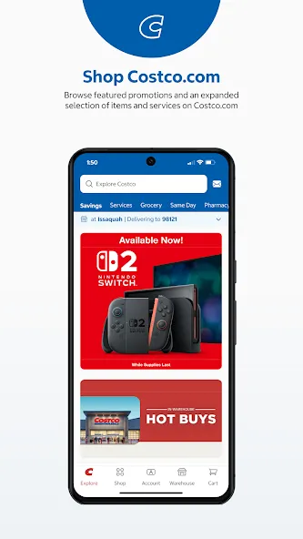 Costco Wholesale screenshot 1