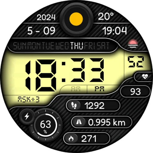 Digital Lork Watch Face screenshot 20