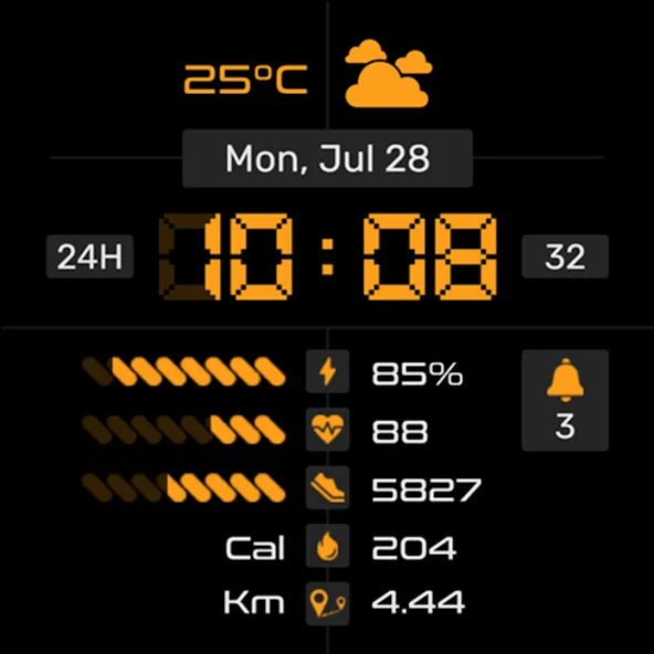 Watch face CNW-44 screenshot 29