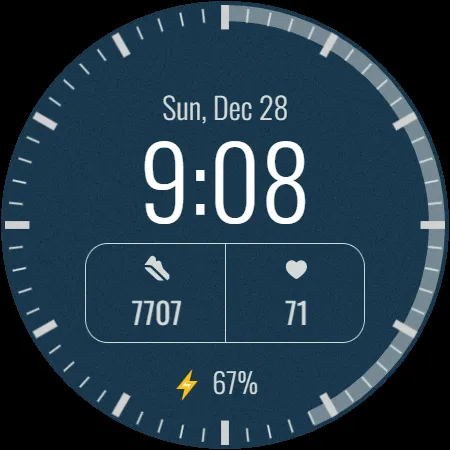 Digital watch face D26 screenshot 38