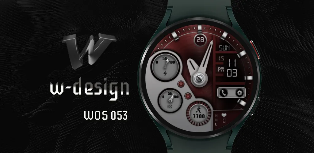 W-Design WOS053 - Watch Face screenshot 1